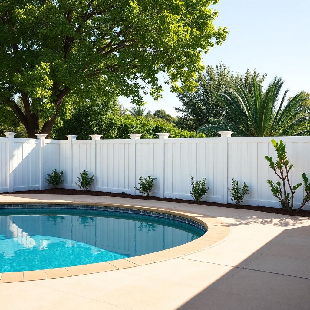 Vinyl Pool Fence